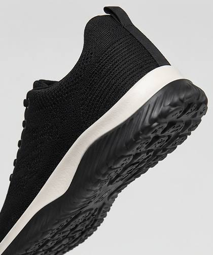 Black Unisex Casual Shoes with Memory Foam Comfort Sole - Image 5