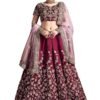 Women's Silk Lehenga Choli With Dupatta Semi Stitched
