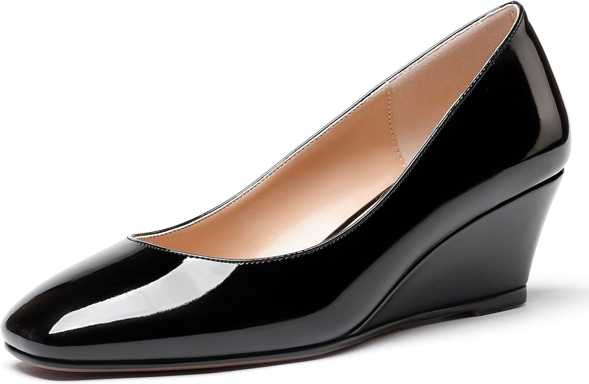 Classic Block Heel Pumps Women - Image 4