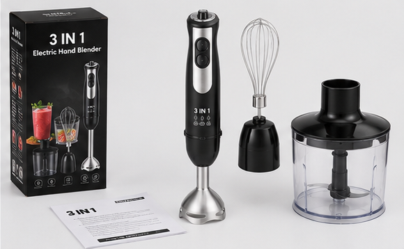 Multi Purpose 3 In 1 Electric Hand Blender