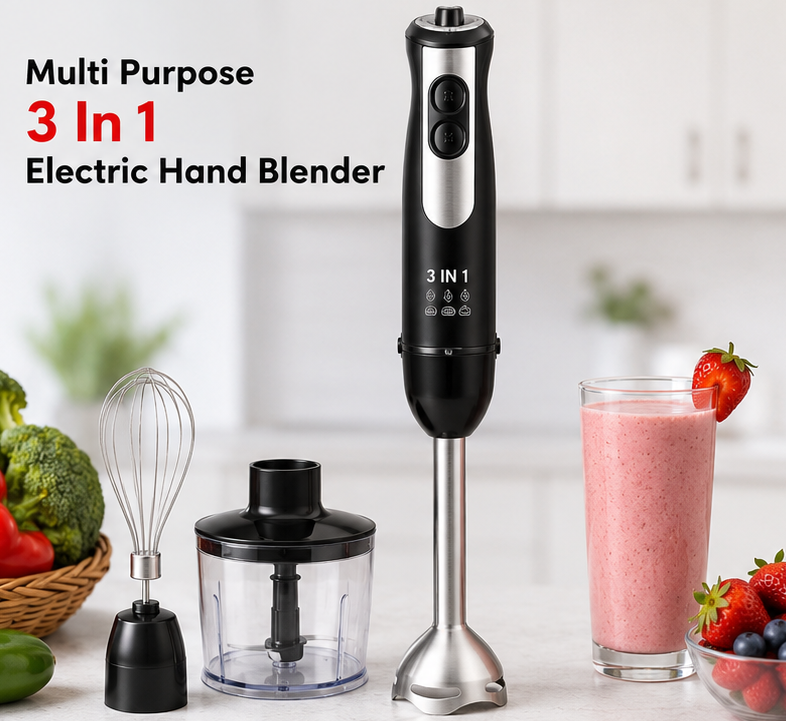Multi-Purpose 3-in-1 Electric Hand Blender - Image 5
