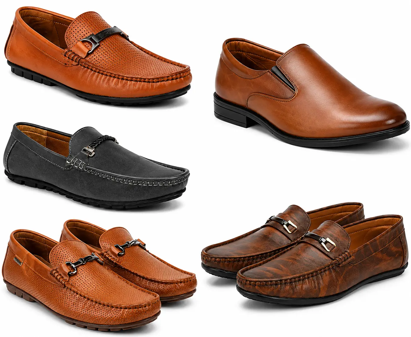 Soft Cushioned Insole Loafers for Men Casual Comfort Shoes