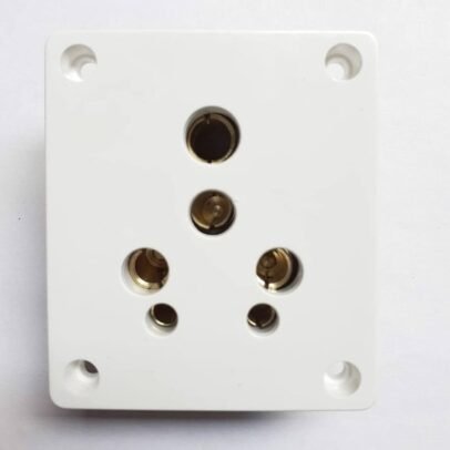 16A non modular electrical socket for heavy appliances