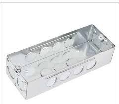 3x8 inch concealed metal electrical box for modular switch and socket fittings