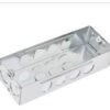 3x8 inch concealed metal electrical box for modular switch and socket fittings