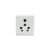6A non modular electrical socket for home wiring