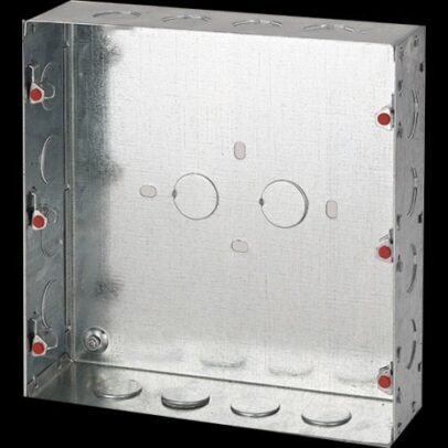 6x8 inch concealed metal electrical box for modular switch and socket installation