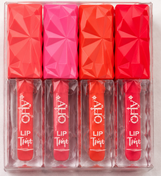 AHO Lip Tint Set of 4 Long Lasting Matte Lip Colors - Image 4