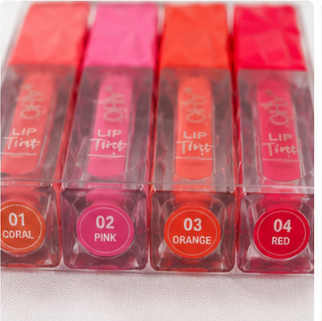 AHO Lip Tint Set of 4 Long Lasting Matte Lip Colors - Image 5
