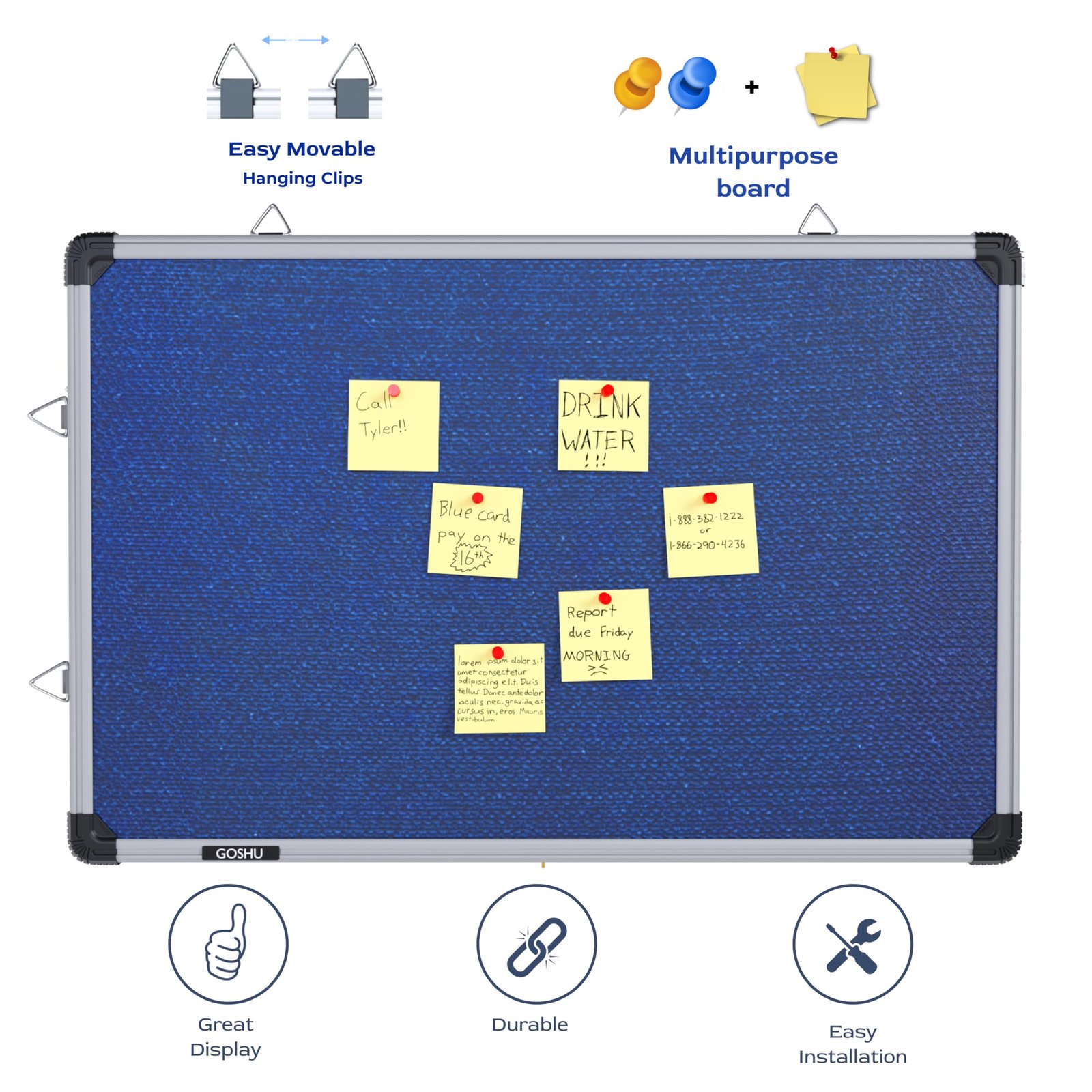2x3 Feet Notice Board for Office, School & Classroom | Premium Display Board - Image 4
