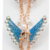 Colorful butterfly rhinestone hair claw clips set for women and girls