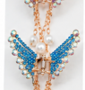 Colorful butterfly rhinestone hair claw clips set for women and girls