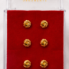 Daodc gold plated designer stud earrings for women and girls