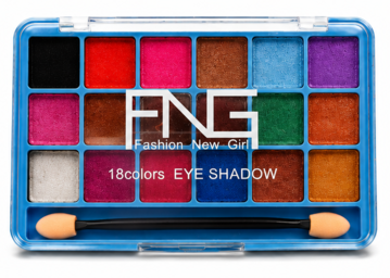 FNG 18 Colors Eye Shadow Palette – Vibrant Matte & Shimmer Makeup Kit - Image 4