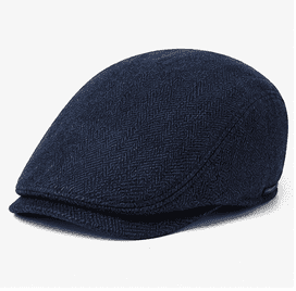 Fitted flat cap for men and women in multiple colors with classic vintage design and comfortable fit.