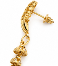 Gold Plated Designer Long Drop Earrings for Women & Girls - Image 6