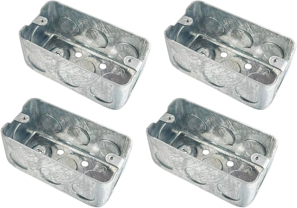 Modular 3 Box Metal Electrical Box for Switch & Socket Installation - Image 5