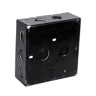 Modular Concealed Box 5x8 metal electrical box for modular switches and sockets with durable rust-resistant construction.