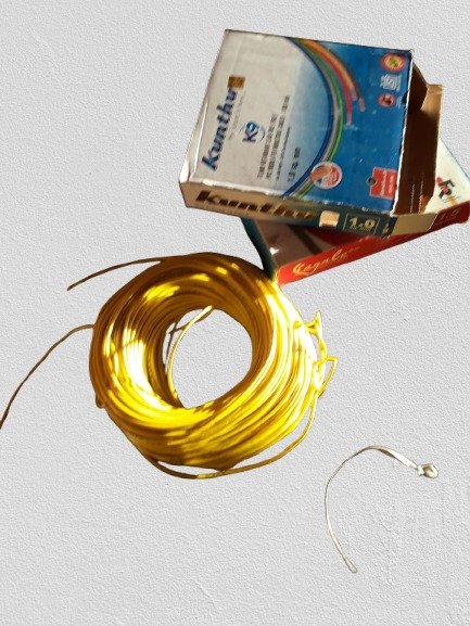 Red blue black and green electrical wire rolls for home and office electrical wiring installation