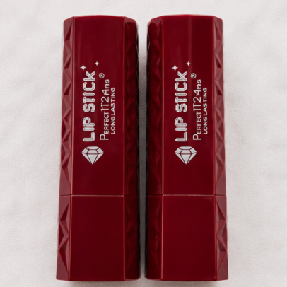 Perfect 12H Long Lasting Lipstick for Women in Elegant Red Packaging