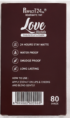Perfect T24 Love Blends matte lip and cheek tint waterproof long lasting makeup tint