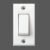 Simple 6 Amp electrical switch for home and office wiring