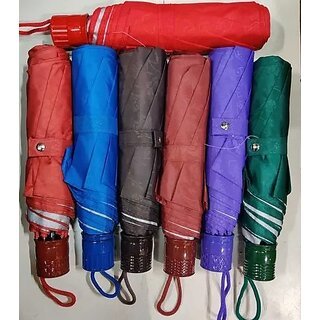 Small Folding Waterproof Umbrella for Men & Women | Multicolor Travel Umbrella - Image 4