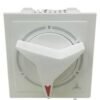 White modular ceiling fan regulator for home and office electrical switch board