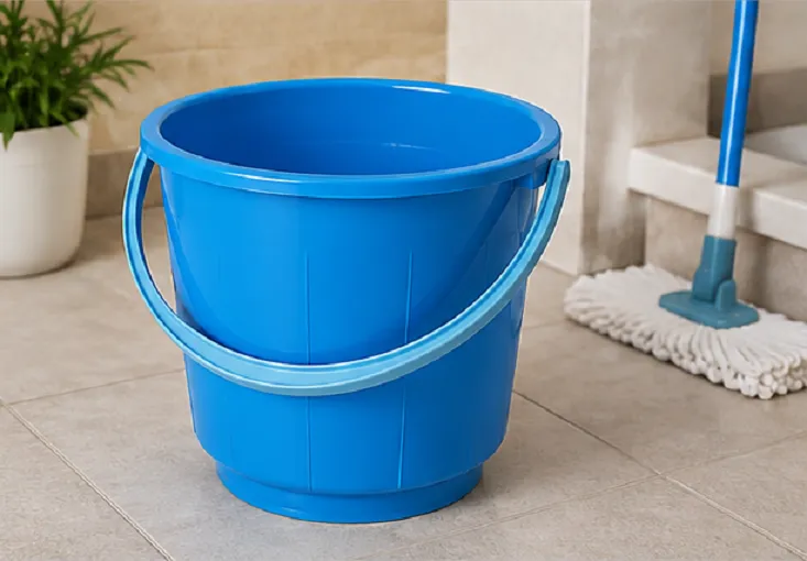 13 to 18 Litre Plastic Bucket with Handle | Heavy Duty Water Storage & Household Cleaning Bucket - Image 3