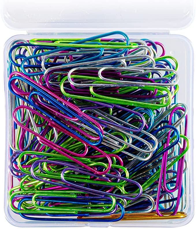 Multi-Purpose Office Stationery Kit 216 PCS – Paper Clips, Binder Clips & Push Pins Set - Image 3