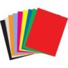A4 100 coloured sheets pack with assorted multicolor double-sided craft paper for school projects, office printing, art and DIY craft activities.