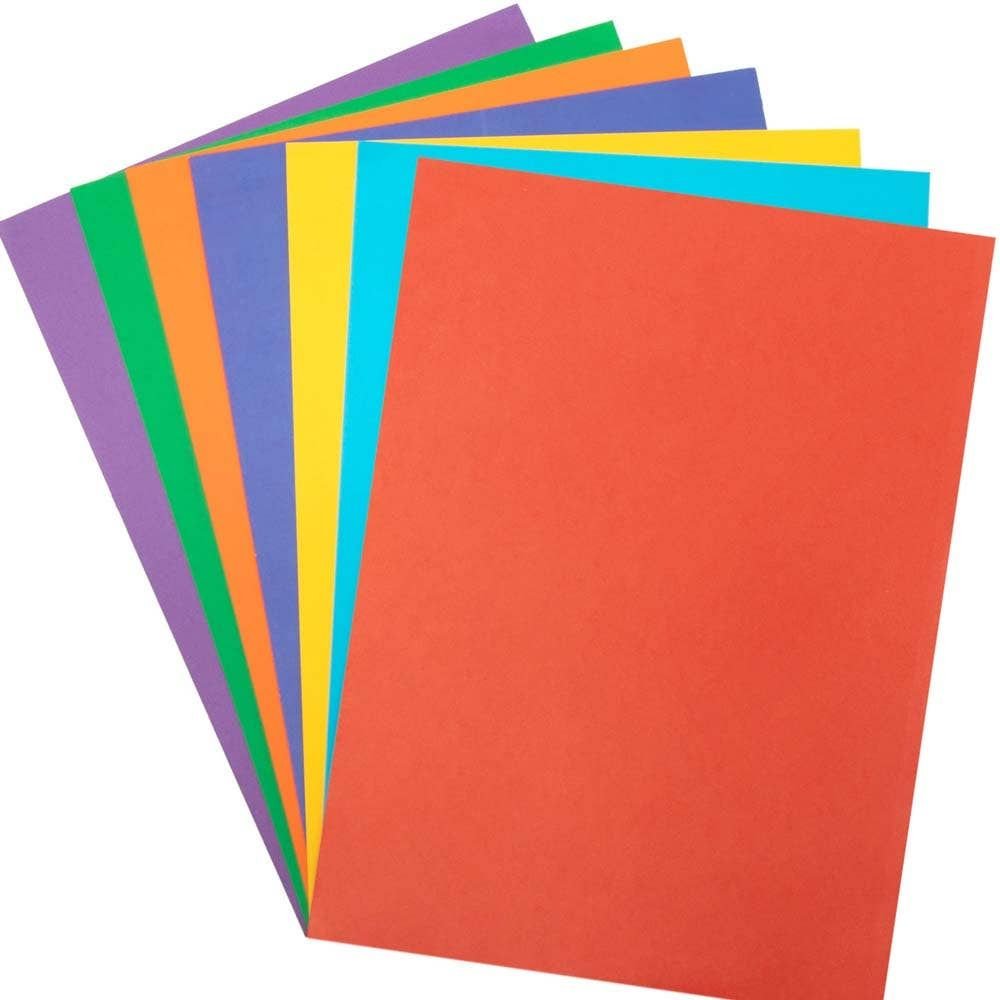 A4 100 Coloured Sheets Pack | 10 Sheets Each Color | Double Sided Craft Paper for School Projects, Office Printing, Art & DIY Crafts - Image 4