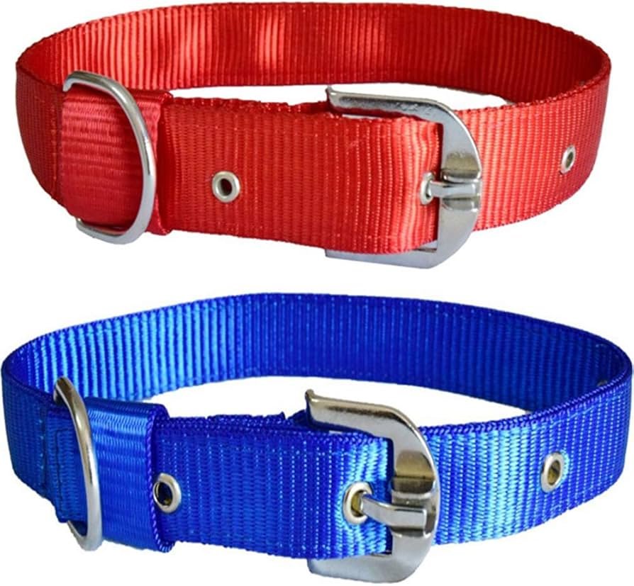 Adjustable Nylon Dog Collar for Pets | Comfortable & Durable Pet Neck Collar for Dogs - Image 3