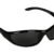 Black wraparound sports sunglasses for men with UV protection lenses designed for driving, cycling, outdoor activities and active lifestyles