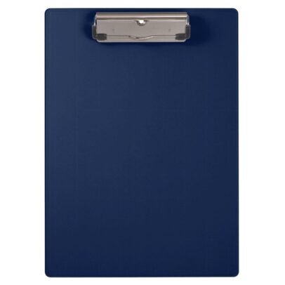 A4 plastic clipboard file board with metal clip for office school and field work