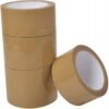 Strong Brown Packaging Tape Roll Pack of 6