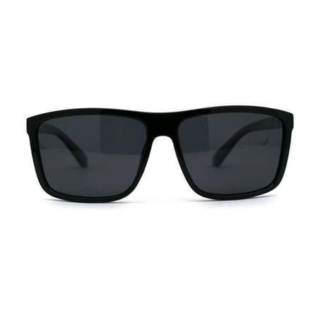 Classic Black UV Protection Sunglasses for Men and Women Casual Fashion Eyewear - Image 3