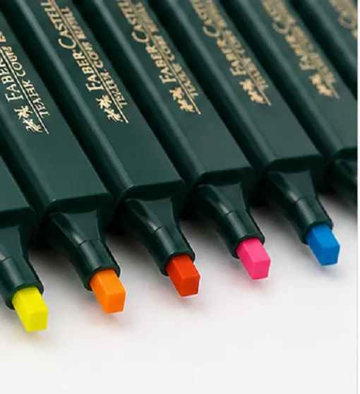 Faber-Castell Textliner Highlighter Refill Pack of 6 | Super Fluorescent Marker Pens for School, Office & Study - Image 3