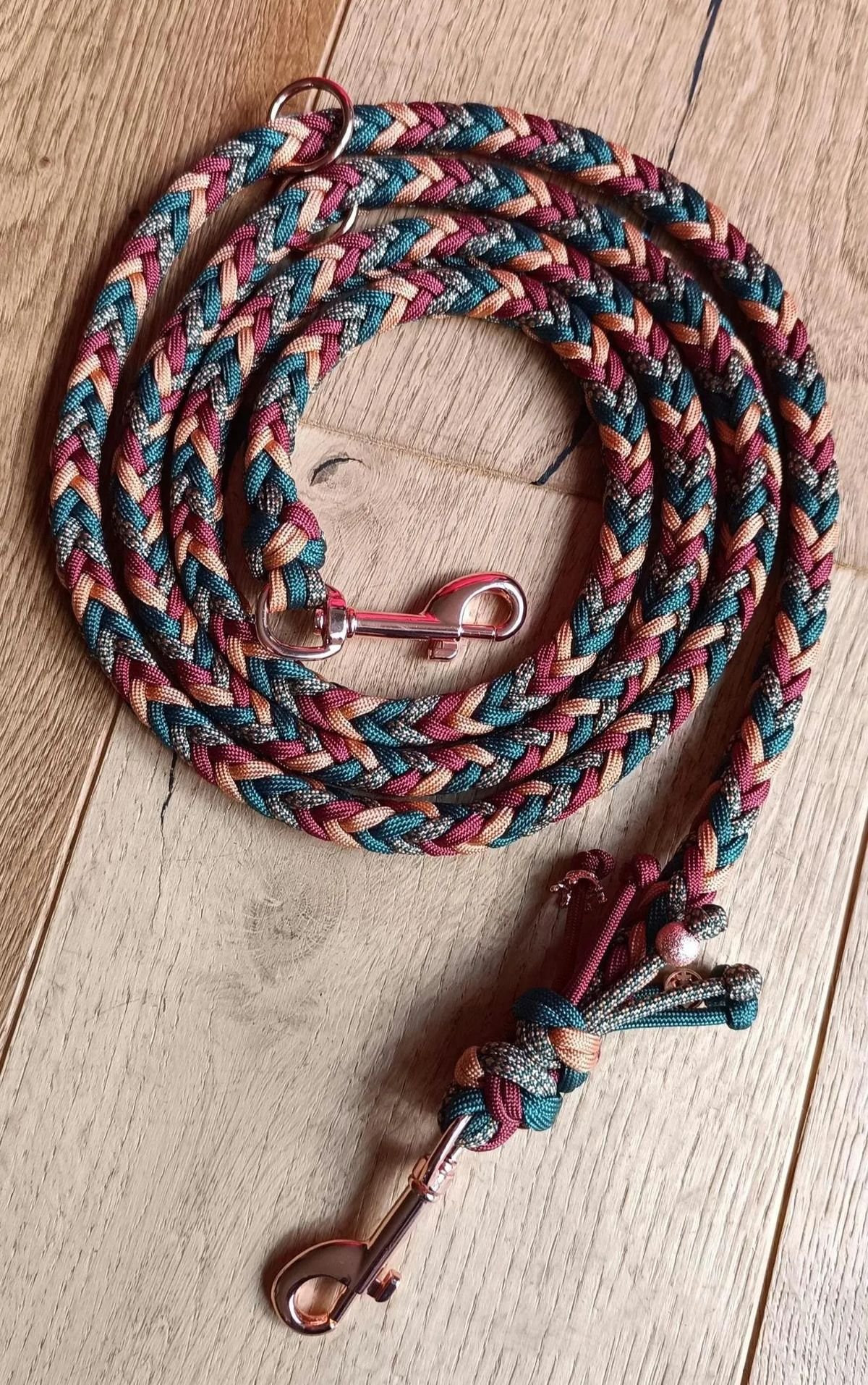 Heavy Duty Braided Dog Leash | Strong Rope Pet Lead with Metal Clip for Dogs - Image 5