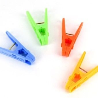Colorful Wooden Mini Cloth Clips for Craft, Decoration & Photo Hanging (Pack of 50) - Image 3