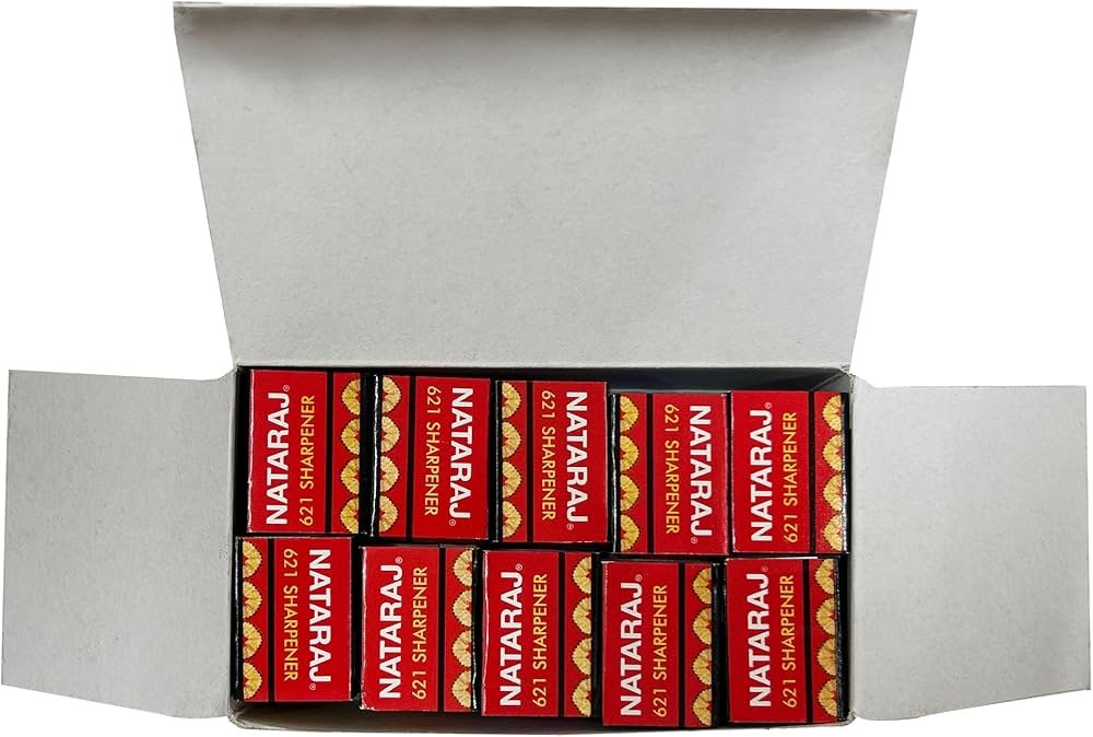Nataraj 621 Sharpeners Pack of 20 | Durable Plastic Pencil Sharpeners for School & Office Use - Image 5