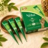 Neha Herbals Rich Green Natural Mehendi Cone Pack with ready-to-use herbal henna cones for dark and long-lasting mehendi designs.