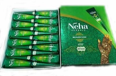 Neha Premium Herbal Mehndi Cones Pack of 12 for Bridal & Festive Designs - Image 5