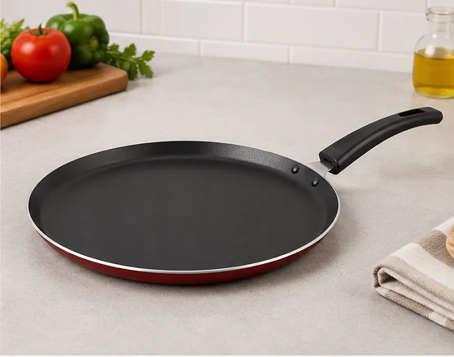 Non-Stick Dosa Tawa – Flat Griddle Pan for Dosa, Roti & Pancakes - Image 2