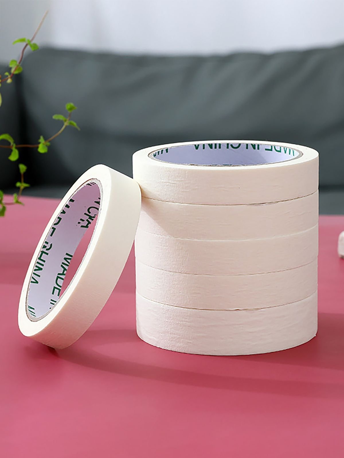 Pack of 24 Masking Tape Rolls 6mm x 20m | Premium White Paper Adhesive Tape for Painting, Craft & Labeling - Image 4