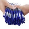 Cello Blue Gel Pen 0.5mm Pack of 50 | Smooth Writing Gel Pens for School, Office & Exam Use
