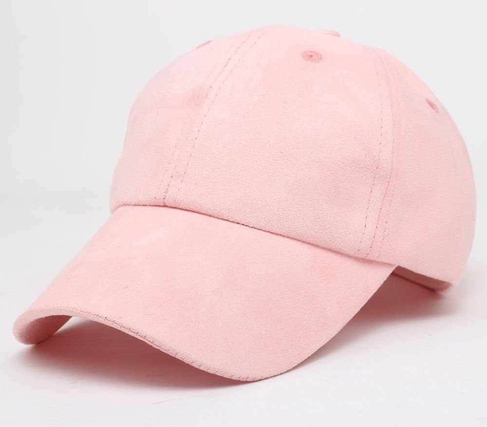Pastel Pink Adjustable Baseball Cap for Women Casual Sports & Travel Wear - Image 2