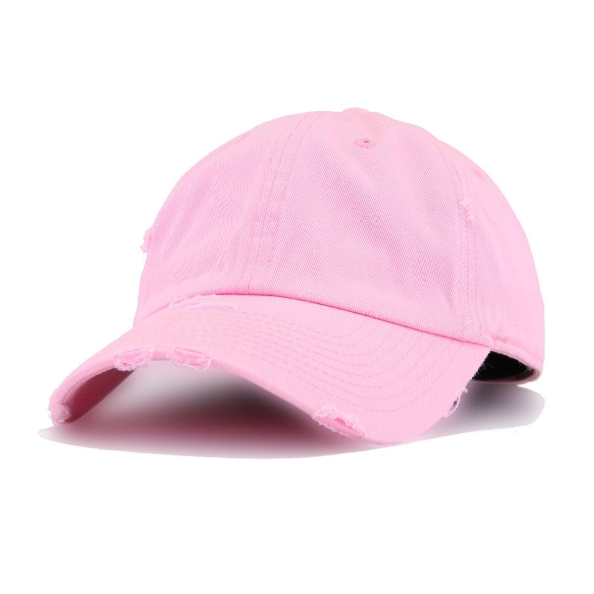 Pastel Pink Adjustable Baseball Cap for Women Casual Sports & Travel Wear - Image 3