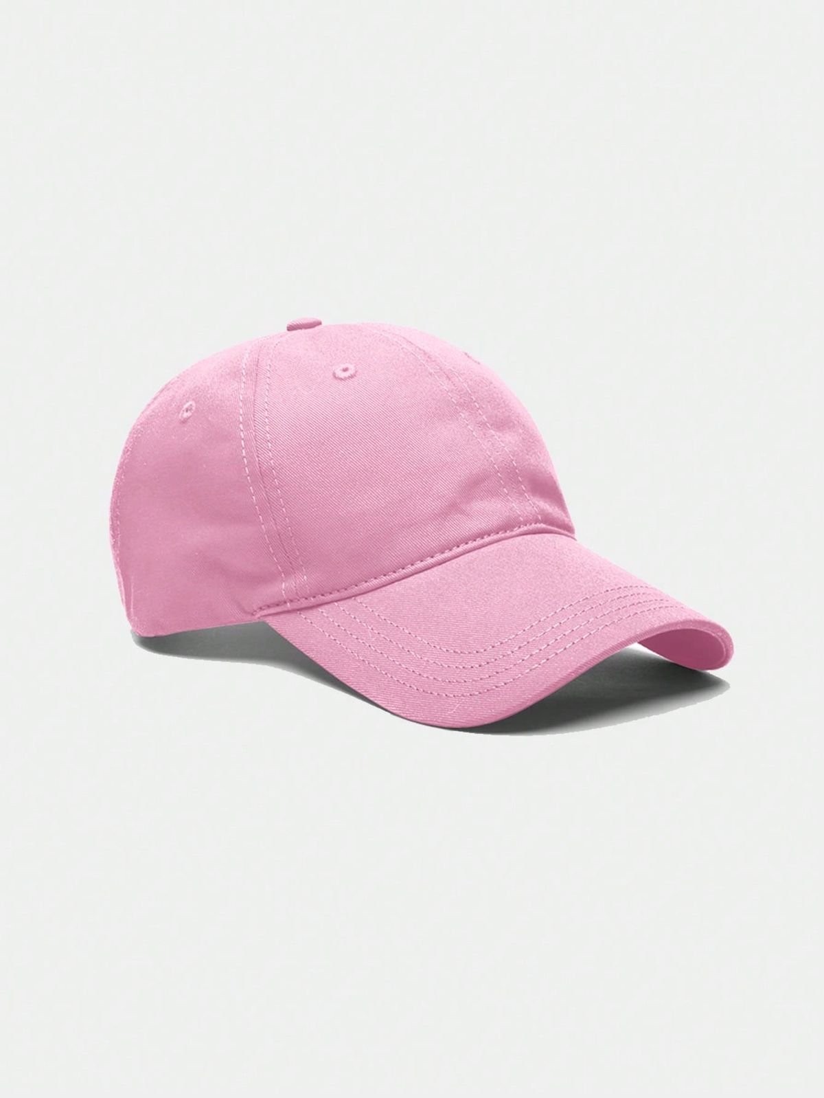 Pastel Pink Adjustable Baseball Cap for Women Casual Sports & Travel Wear - Image 5