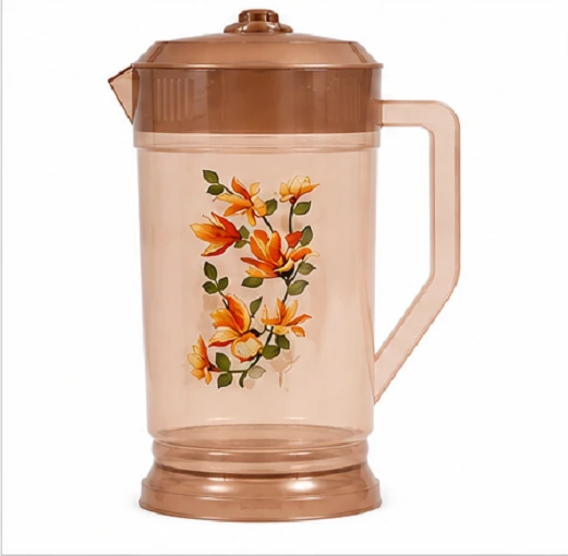 Plastic Water Jug 2 Litre with Lid & Handle | Multipurpose Refrigerator Water Pitcher for Home & Kitchen - Image 3